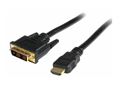StarTech.com 50cm HDMI auf DVI-D Kabel - Stecker/Stecker - HDMI/DVI Adapterkabel / Adapter Kabel - Schwarz - Videokabel - 50 cm_thumb