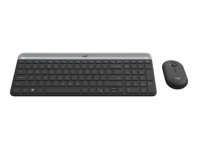 Logitech Keyboard and Mouse Set Slim Wireless Combo MK470 - Graphite_1