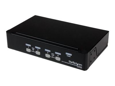 StarTech.com 4-Port USB KVM Swith with OSD - TAA Compliant - 1U Rack Mountable VGA KVM Switch (SV431DUSBU) - KVM-Switch - 4 Anschlüsse_1