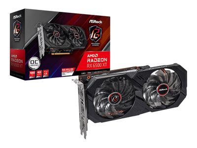 ASRock Phantom Gaming D Radeon RX 6500 XT 4GB OC - Grafikkarten - Radeon RX 6500 XT - 4 GB_2