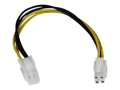 StarTech.com 8in ATX12V 4 Pin P4 CPU Power Extension Cable - M/F - Power extension cable - 4 pin ATX12V (M) to 4 pin ATX12V (F) - 7.9 in - ATXP4EXT - power extension cable - 4 pin ATX12V to 4 pin ATX12V - 20 cm_thumb