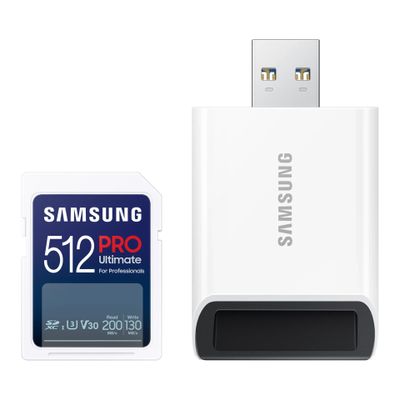 Samsung PRO Ultimate MB-SY512SB - flash memory card - 512 GB - SDXC UHS-I_thumb