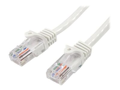StarTech.com 1m White Cat5e / Cat 5 Snagless Patch Cable - patch cable - 1 m - white_thumb