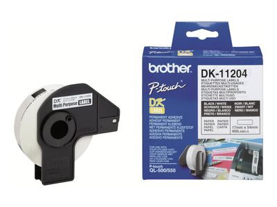 Brother multipurpose labels DK-11204 - Black on white_2
