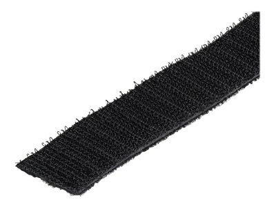 StarTech.com 100ft. Hook and Loop Roll - Cut-to-Size Reusable Cable Ties - Bulk Industrial Wire Fastener Tape - Adjustable Fabric Wraps - Black (HKLP100) - cable tie roll_5