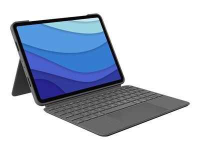 Logitech Tastatur und Foliohülle mit Trackpad Combo Touch für iPad Pro 11" (1st, 2nd, 3rd Gen)_1