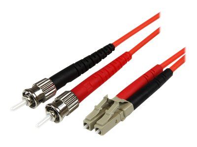 StarTech.com 1m Fiber Optic Cable - Multimode Duplex 50/125 - LSZH - LC/ST - OM2 - LC to ST Fiber Patch Cable - Patch-Kabel - 1 m - orange_4