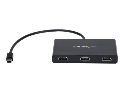 StarTech.com 3 Port Mini DisplayPort MST Hub - 4K 30Hz - Mini DP to HDMI Video Splitter for Multiple Monitors - mDP to HDMI (MSTMDP123HD) - video/audio splitter - 3 ports_2