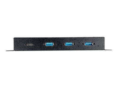 StarTech.com 4 Port USB C Hub 10Gbps - Metal Industrial USB 3.2/3.1 Gen 2 Type-C Hub - 3A/1C - USB-C or USB-A Host - Mountable - ESD/Surge (HB31C3A1CME) - hub - 4 ports_2