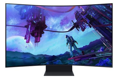 Samsung Curved Gaming Monitor Odyssey Ark G97NC - 139.7 cm (55") - 3840 x 2160 4K UHD_thumb