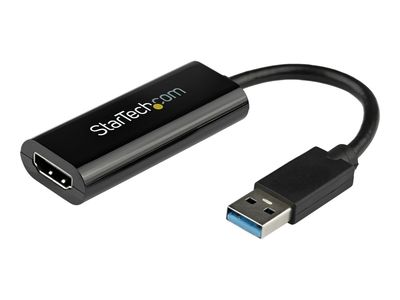 StarTech.com USB zu HDMI Adapter - Externe Grafikkarte - USB 3.0 - Slim - 1080p - Multi Monitor Adapter - Video- / Audiokabel - TAA-konform - 19 cm_thumb