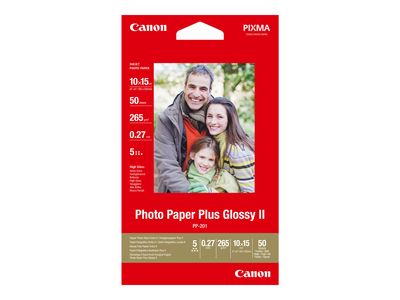 Canon Fotopapier Plus Glossy II - 10 cm x 15 cm - 50 Blatt_thumb