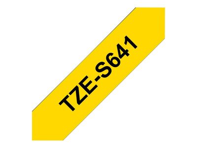 Brother TZeS641 - 18 mm - black on yellow_thumb