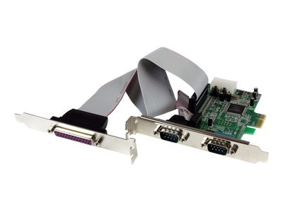 StarTech.com 2S1P Seriell/Parallel RS232 PCI Express Karte mit 16550 UART - DB9/RS-232 PCIe Karte - Adapter Parallel/Seriell - PCIe_thumb