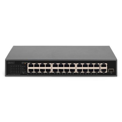 DIGITUS DN-95356 - switch - 19", IEEE 802.3 af/at - 24 ports - unmanaged - rack-mountable_1