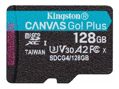 Kingston Canvas Go! Plus - flash memory card - 128 GB - microSDXC UHS-I_thumb