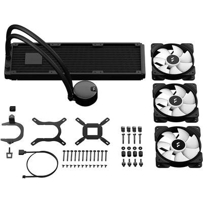 Fractal All-in-One Liquid Cooler Design Lumen S36 v2 RGB - 12 cm - Black_4