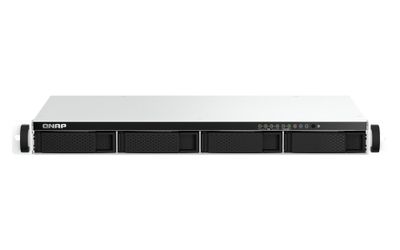 QNAP TS-464eU NAS Rack (1U) Intel® Celeron® N5095 8 GB DDR4 0 TB QNAP Turbo System Aluminium, Black_thumb