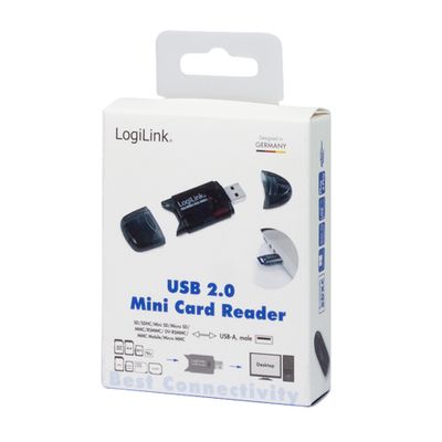 LogiLink Cardreader USB 2.0 Stick for SD/MMC - card reader - USB 2.0_2
