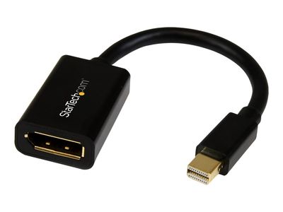 StarTech.com DisplayPort auf Mini DisplayPort Adapter - 1 x DP (20 pin) (Buchse) 1 x Mini DP (20 pin) (Stecker) - Länge 15,2cm - Schwarz - DisplayPort-Kabel - 15.2 cm_thumb