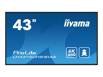 iiyama ProLite LH4375UHS-B1AG 43" Class (42.5" viewable) LED-backlit LCD display - 4K - for digital signage_1