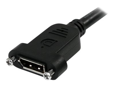 StarTech.com 3 ft / 91 cm 20 pin DP DisplayPort Extension Panel Mount Cable - DisplayPort to DisplayPort - Male to Female (DPPNLFM3PW) - DisplayPort-Kabel - 91 cm_2