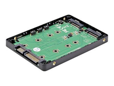 StarTech.com Dual M.2 SATA Adapter mit RAID - 2x M.2 SSD auf 2,5 SATA (6Gbit/s) RAID Adapter / Konverter mit TRIM Unterstützung - Speichercontroller (RAID) - M.2 Card - SATA 6Gb/s_7