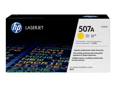 HP 507A - yellow - original - LaserJet - toner cartridge (CE402A)_thumb