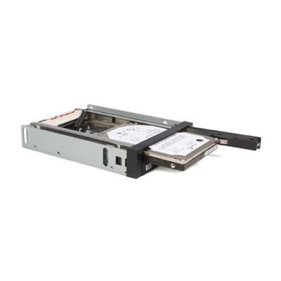 StarTech.com 2 Drive 2.5in Trayless Hot Swap SATA Mobile Rack Backplane - Dual Drive SATA Mobile Rack Enclosure for 3.5 HDD (HSB220SAT25B) - storage bay adapter_5