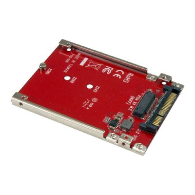 StarTech.com M.2 to U.2 Adapter - For M.2 PCIe NVMe SSDs - PCIe M.2 Drive to U.2 (SFF-8639) Host Adapter - M2 SSD Converter (U2M2E125) - interface adapter - M.2 Card - U.2_5