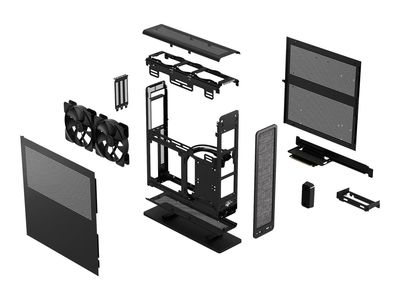 Fractal Design casing Ridge - Midi - black_8