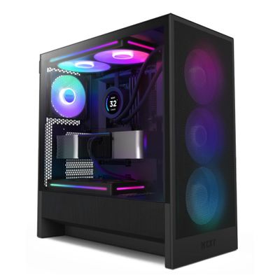 NZXT pc case H5 Flow RGB - Midi - Schwarz_thumb