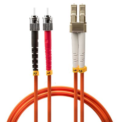 Lindy 46490 InfiniBand/Glasfaserkabel 1 m LC ST Orange_2