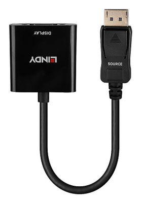Lindy 41006 Videokabel-Adapter 0,15 m VGA (D-Sub) DisplayPort Schwarz_2