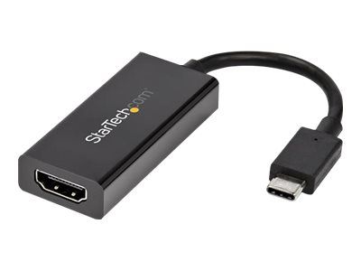 StarTech.com USB-C auf HDMI Adapter mit HDR - 4K 60Hz - Schwarz - USB Typ C auf HDMI Konverter - CDP2HD4K60H - externer Videoadapter - MegaChips MCDP2900 - Schwarz_3