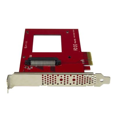 StarTech.com U.2 to PCIe Adapter for 2.5" U.2 NVMe SSD - SFF-8639 - x4 PCI Express 3.0 - interface adapter - Ultra M.2 Card - PCIe 3.0 x4_4