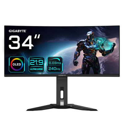 GIGABYTE Curved OLED-Display MO34WQC2 - 86.4 cm (34") - 3440 x 1440 UWQHD_thumb