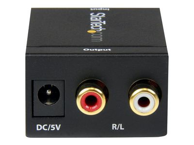 StarTech.com SPDIF Digital Coaxial or Toslink Optical to Stereo RCA Audio Converter - Digital Audio Adapter (SPDIF2AA) - coaxial/optical digital audio converter_3