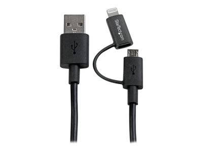 StarTech.com Kabel - Apple Lightning/Micro USB/USB - 1 m_2