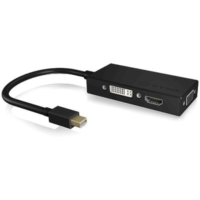 ICY BOX Videoadapter UB-AC1032 - Mini DisplayPort/HDMI, DVI-D, VGA - 8.7 cm_thumb