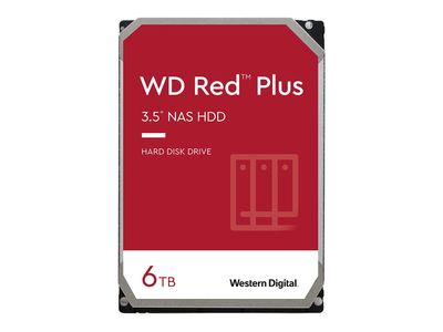 WD Hard Drive Red Plus WD60EFPX - 6 TB - 3.5" - SATA 6 GB/s_thumb
