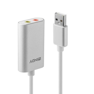 Lindy 42926 Audio-Konverter Silber, Weiß_thumb