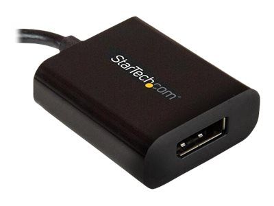 StarTech.com USB-C to DisplayPort Adapter - 4K 60Hz - Black - USB 3.1 Type-C to DisplayPort Adapter - USB C Video Adapter (CDP2DP) - external video adapter - black_3