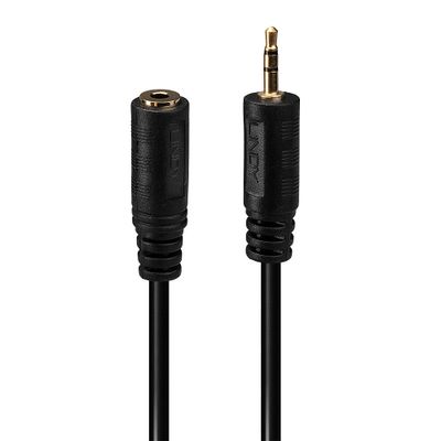 Kabel: Lindy  Audioadapterkabel - M2,5mm / F3,5mm - 0,2m - schwarz_thumb