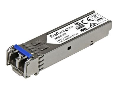 StarTech.com Gigabit LWL SFP Transceiver Modul - HP J4858C kompatibel - MM LC mit DDM - 550m - 1000Base-SX - SFP (Mini-GBIC)-Transceiver-Modul - 1GbE_1