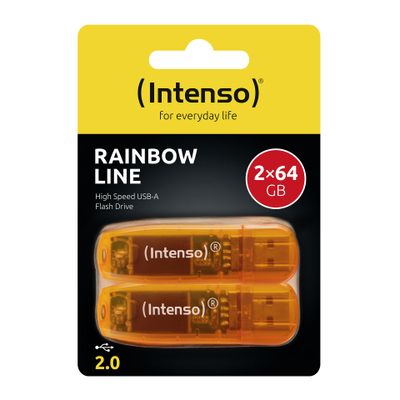 Intenso Rainbow Line - USB-Flash-Laufwerk - 64 GB_thumb