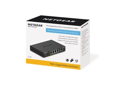 NETGEAR GS305PP Unmanaged Gigabit Ethernet (10/100/1000) Power over Ethernet (PoE) Schwarz_6
