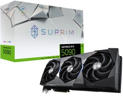 MSI SUPRIM GEFORCE RTX 5090 32G SOC graphics card NVIDIA 32 GB GDDR7_thumb