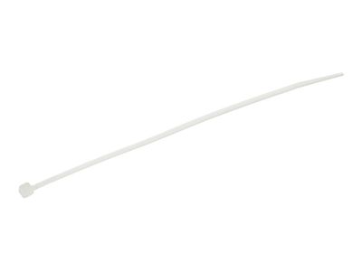 StarTech.com 15cm(6") Cable Ties, 3mm(1/8") wide, 39mm(1-3/8") Bundle Diameter, 18kg(40lb) Tensile Strength, Nylon Self Locking Zip Ties w/ Curved Tip, 94V-2/UL Listed, 1000 Pack, White - Nylon 66 Plastic - TAA (CBMZT6NK) - Kabelbinder - TAA-konform_2