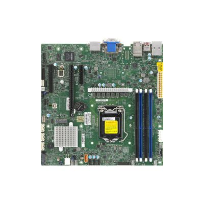 Supermicro Mainboard X12SCZ-F - Micro ATX - Socket LGA200 - Intel W480_thumb